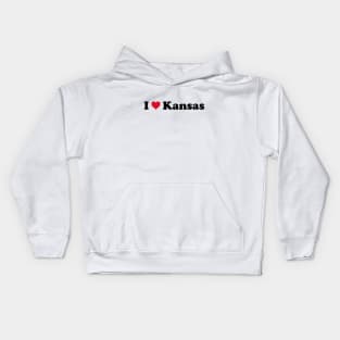 I Love Kansas Kids Hoodie